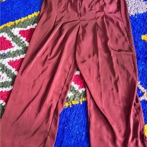 Banana Republic Rust Wide Leg Pants